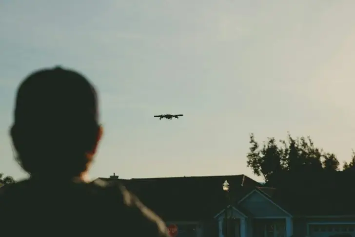 Can you fly a drone over private property?